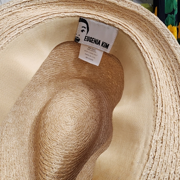 Rare Eugenia Kim straw hat with sequins - Picture 5 of 5